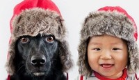 Дети и собаки: креативная фотосессия